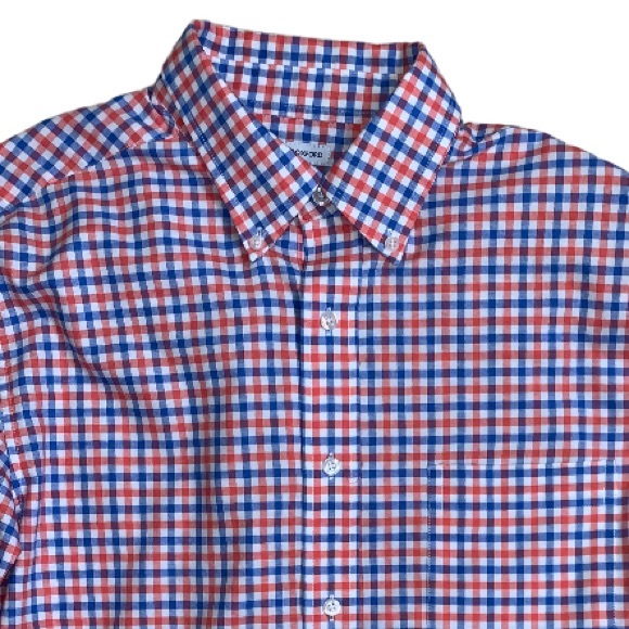 Saddlebred Other - Saddlebred easy oxford check dress shirt men’s size 161/2 34 35